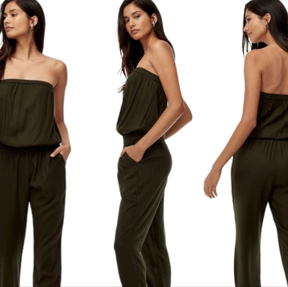 Aritzia strapless romper/jumpsuit - Picture 2 of 5